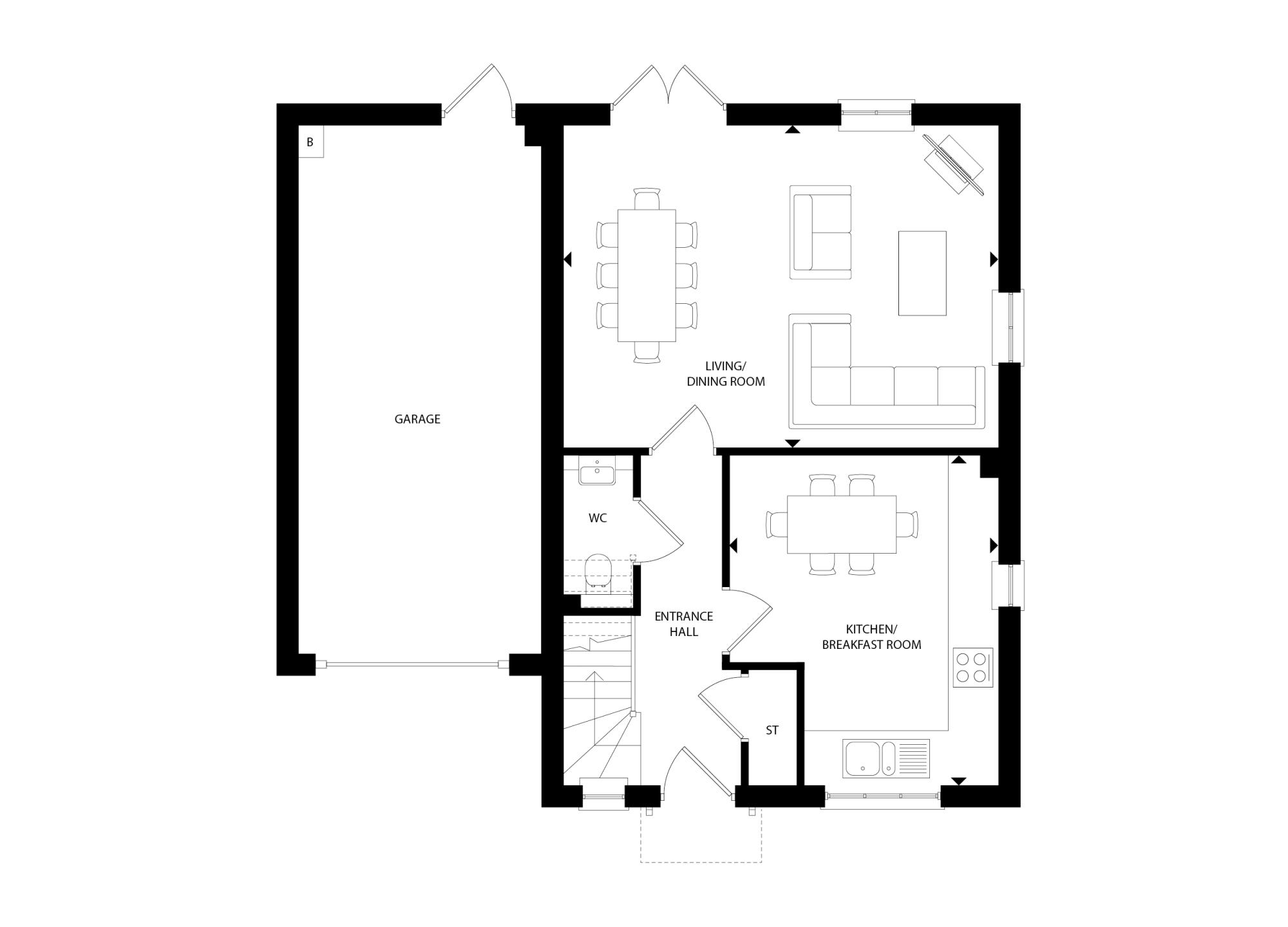 Ground floor plot 15 Rayners Green