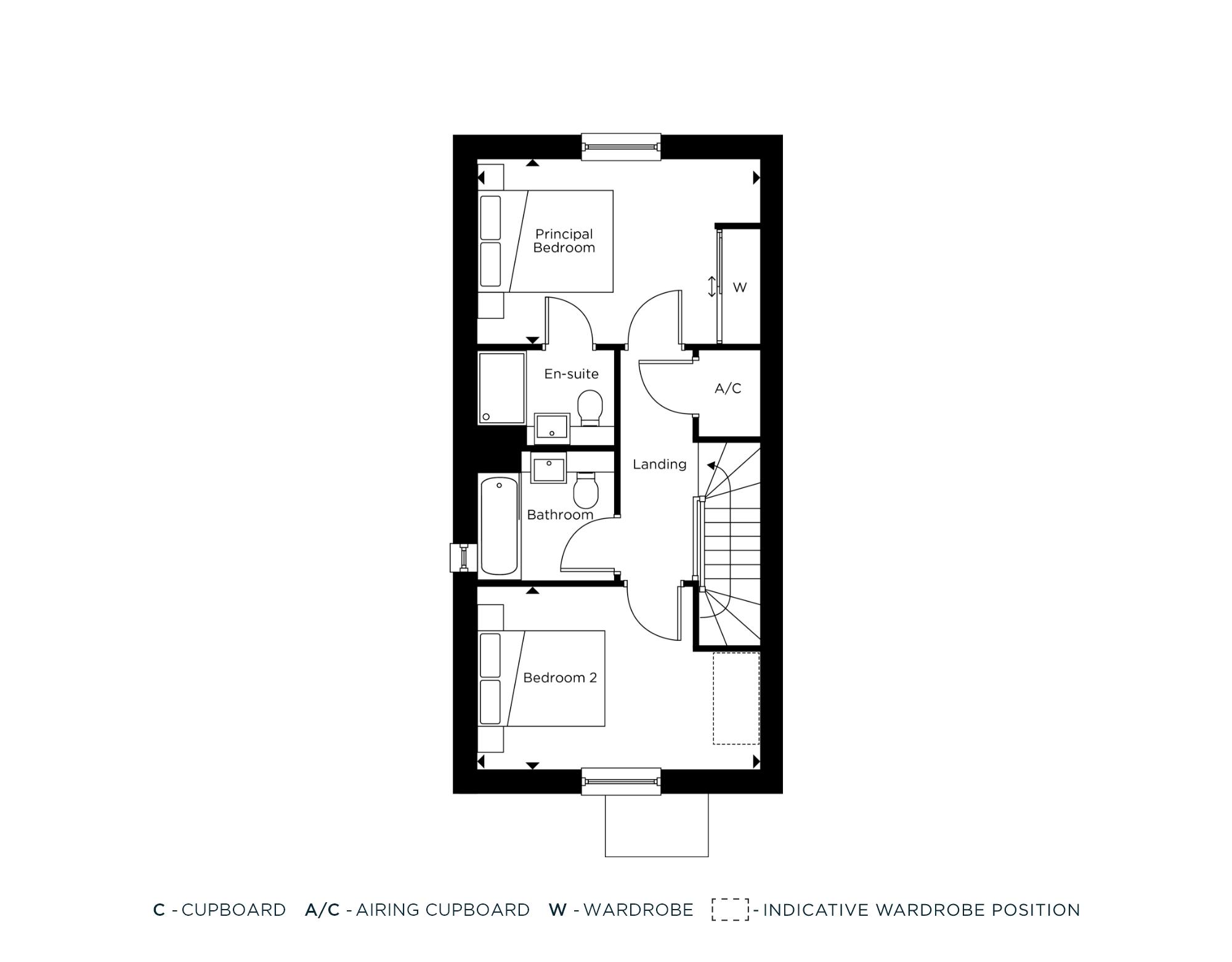 Plot 33 The Goldcrest Floorplan