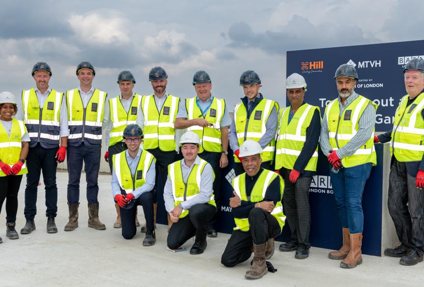 Westhorpe Gardens Topping Out 